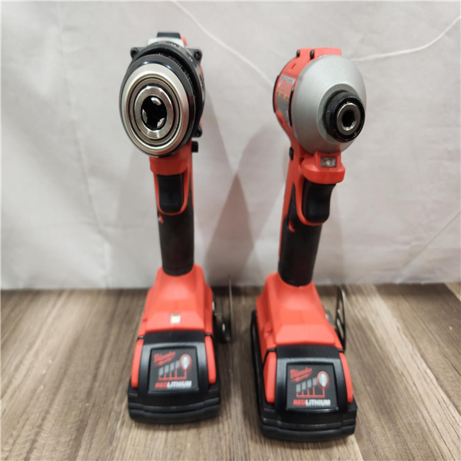 AS-IS- Milwaukee M18 Compact Brushless 2-Tool Combo Kit