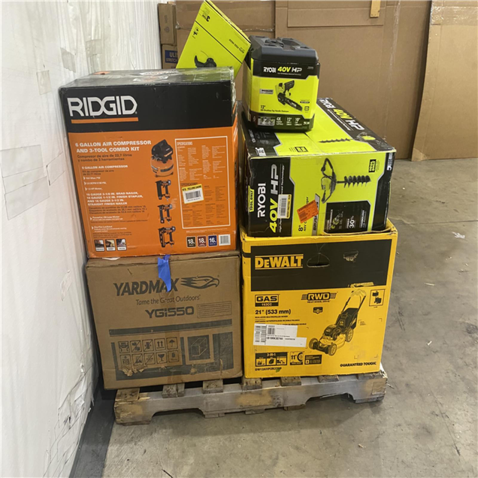Houston Location AS IS - outdoor pallet