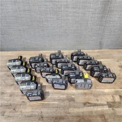 HOUSTON LOCATION - AS-IS RYOBI BATTERY PACK QTY - 20