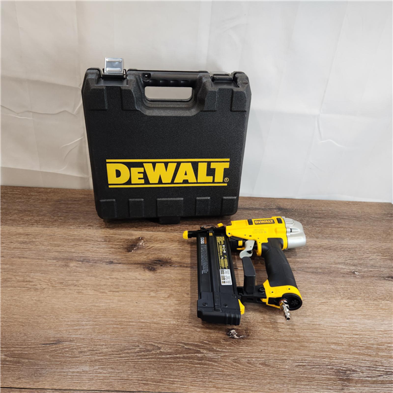 AS-IS DEWALT 18-Gauge Pneumatic 2 in. Brad Nailer with Carrying Case