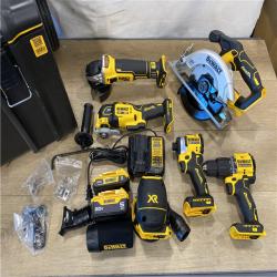 AS-IS DEWALT 20-Volt MAX ToughSystem Lithium-Ion 6-Tool Cordless Combo Kit