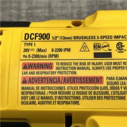 LIKE NEW - DEWALT 20V MAX Cordless 1/2 in. Impact Wrench (Tool Only)