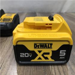as-is DEWALT 20V MAX Lithium-Ion 5.0 Ah Battery and Charger