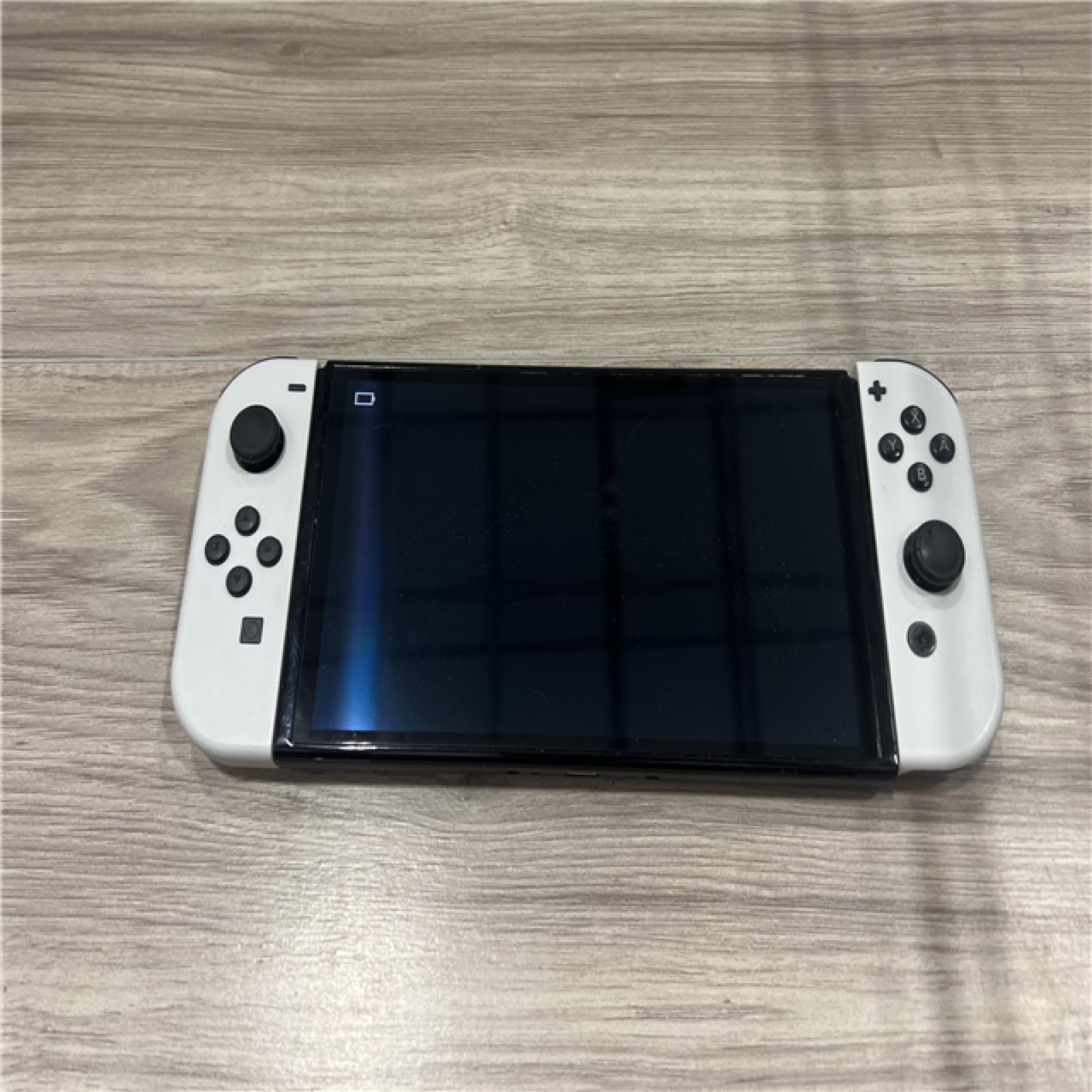 AS-IS Nintendo Switch - OLED Model with White Joy-Con