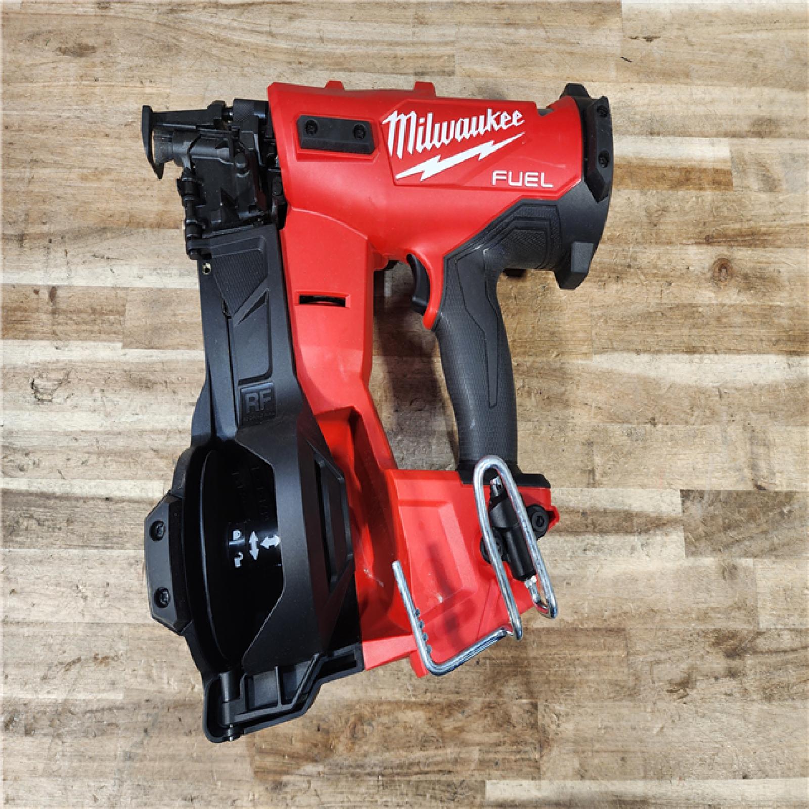 HOUSTON LOCATION - AS-IS Milwaukee FUEL 18-Volt Lithium-Ion Brushless Cordless Coil Roofing Nailer (Tool Only)