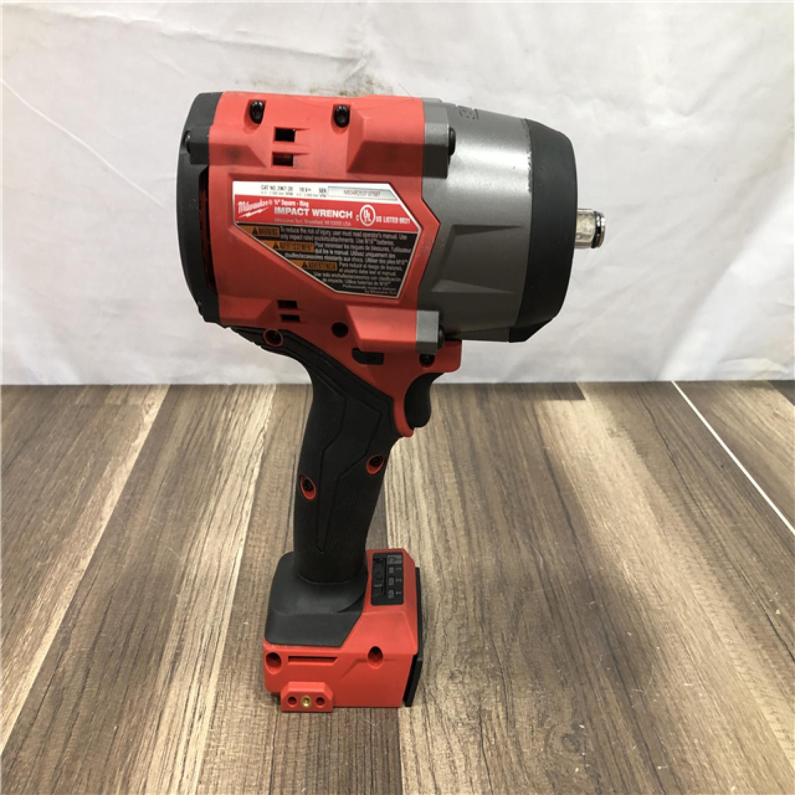 AS-IS Milwaukee FUEL 18V Lithium-Ion Brushless Cordless 1/2 in. Impact Wrench with Friction Ring (Tool-Only)