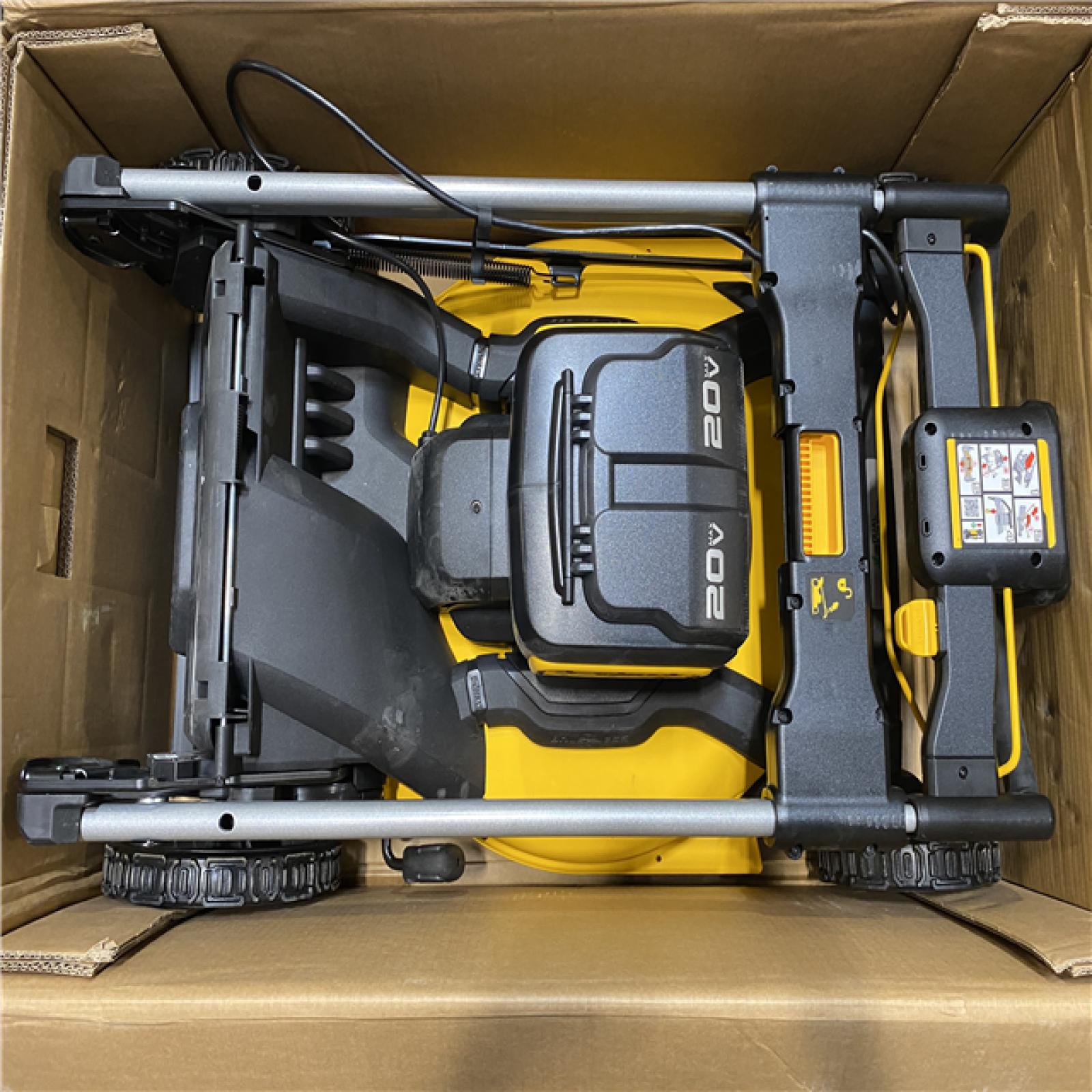 Dallas Location - As-Is DeWalt 2X20V MAX DCMWP234U2 21 in. 20 V Battery Lawn Mower Kit (Battery & Charger)