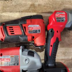 Houston Location AS-IS Milwaukee Drill and Grinder and Multi Tool and Circular Saw and Charger