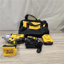 AS-IS Dewalt 20V MAX Lithium-Ion Cordless 1/2 in. Impact Wrench Kit