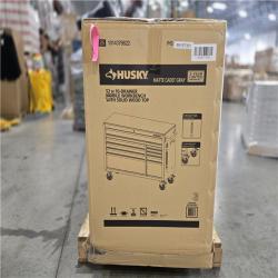 DALLAS LOCATION- AS-IS HUSKY Standard-Duty 52 in. W 10-Drawer Mobile Workbench Cabinet
