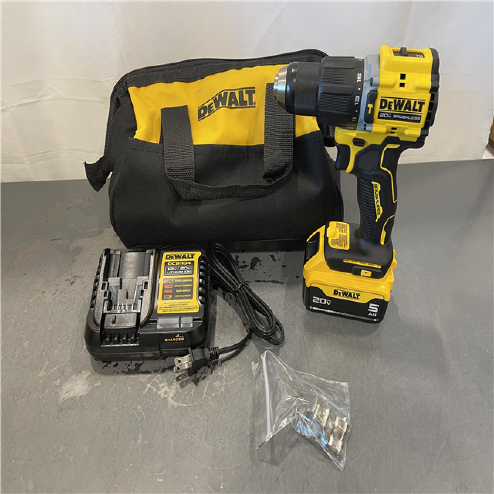 AS-IS - DeWalt ATOMIC 20V Lithium-Ion Cordless 1/2 in. Hammer Drill Kit