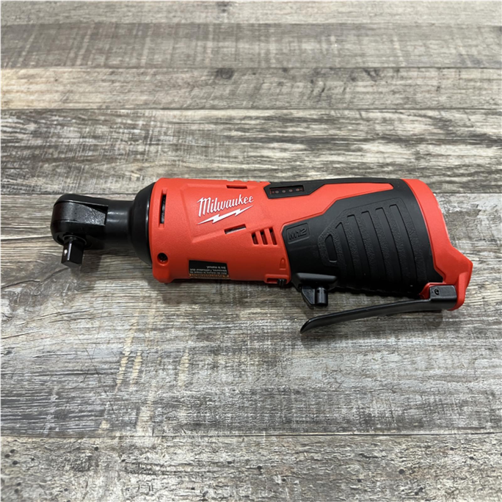 AS-IS Milwaukee 12V Lithium-Ion Cordless 3/8 in. Ratchet (Tool-Only)