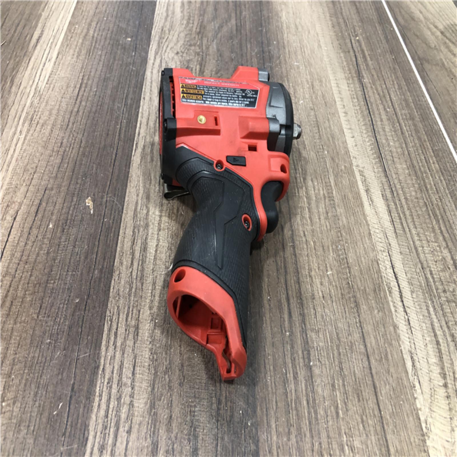 AS-IS Milwaukee  FUEL 12V Lithium-Ion Brushless Cordless Stubby 3/8 in. Impact Wrench (Tool-Only)