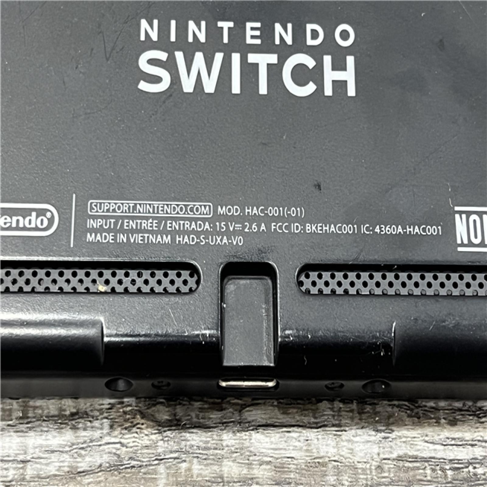AS-IS Nintendo Switch with Neon Blue and Neon Red Joy-Con