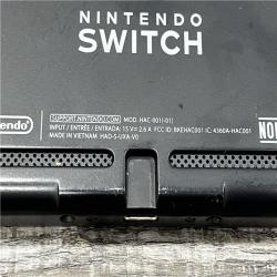 AS-IS Nintendo Switch with Neon Blue and Neon Red Joy-Con