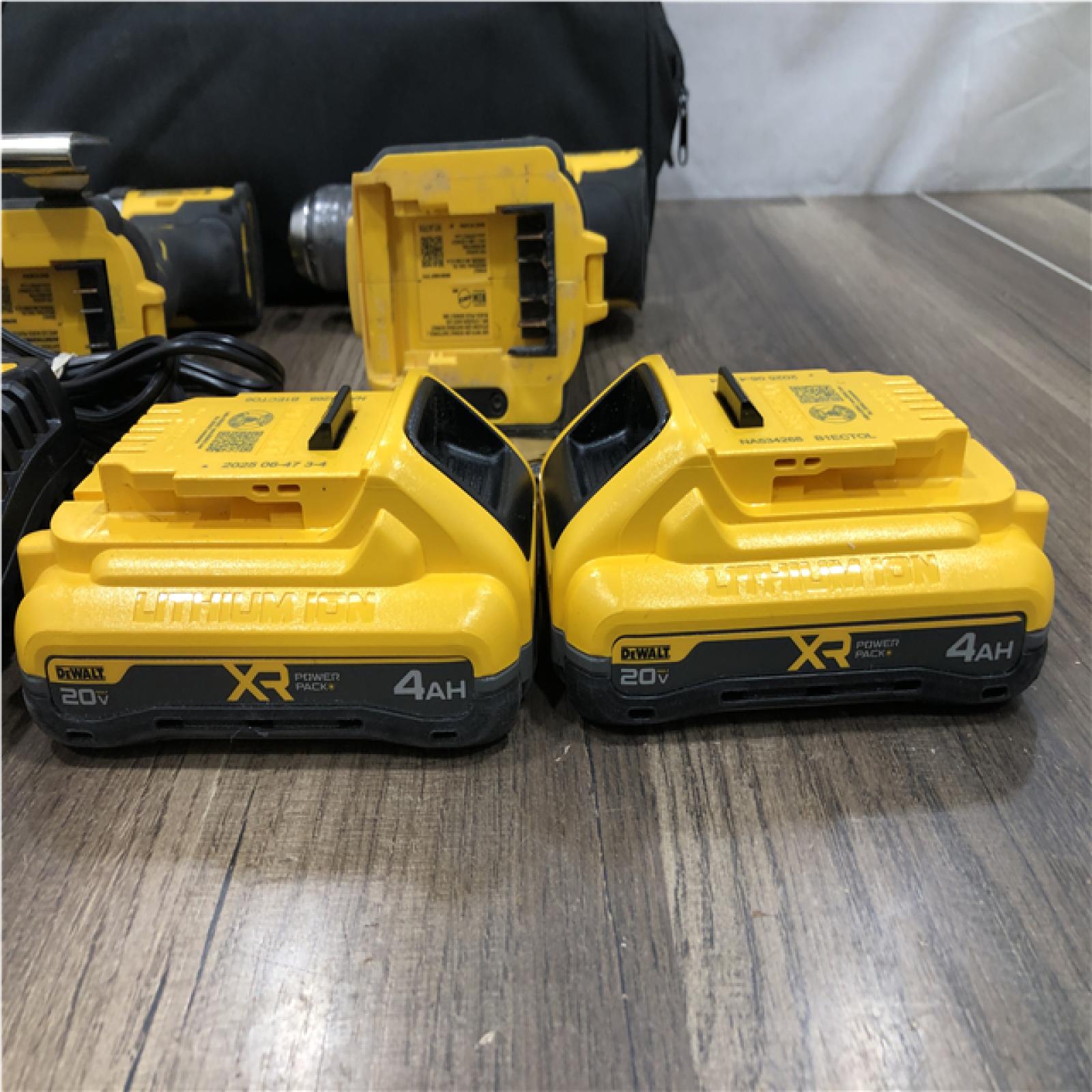 AS-IS DEWALT 20V XR Lithium-Ion Cordless Brushless 1/2 in. Drill/Driver Kit