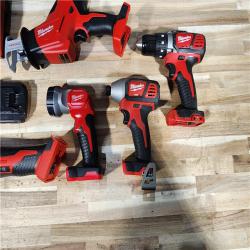 HOUSTON LOCATION - AS-IS Milwaukee 5 Tool Combo Kit W/ (2) Battery & Charger