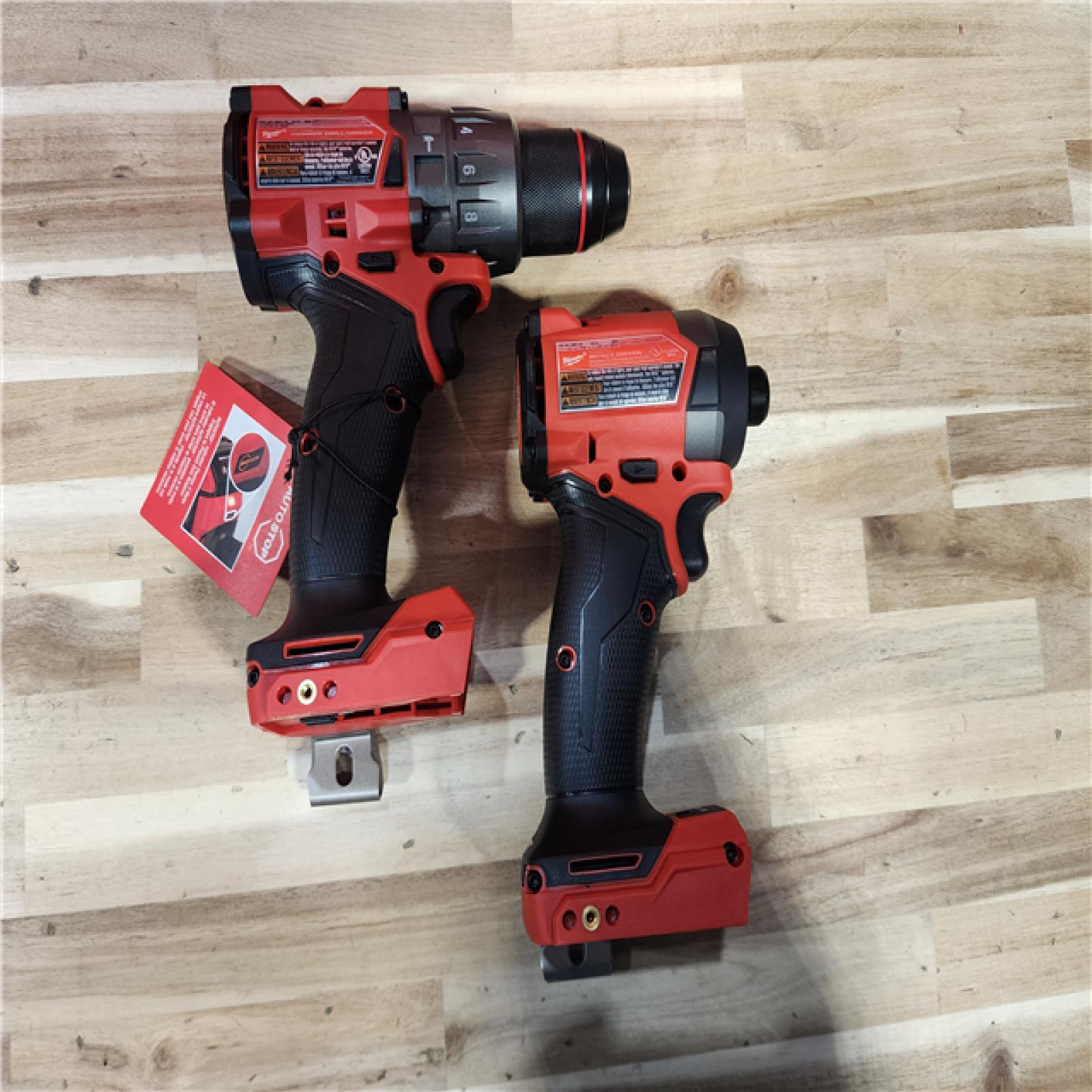 HOUSTON LOCATION - AS-IS (APPEARS LIKE NEW) Milwaukee FUEL 18V Lithium-Ion Brushless Cordless Hammer Drill and Impact Driver Combo Kit