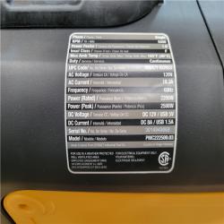 CALIFORNIA AS-IS DEWALT DXGNI 2500 GENERATOR