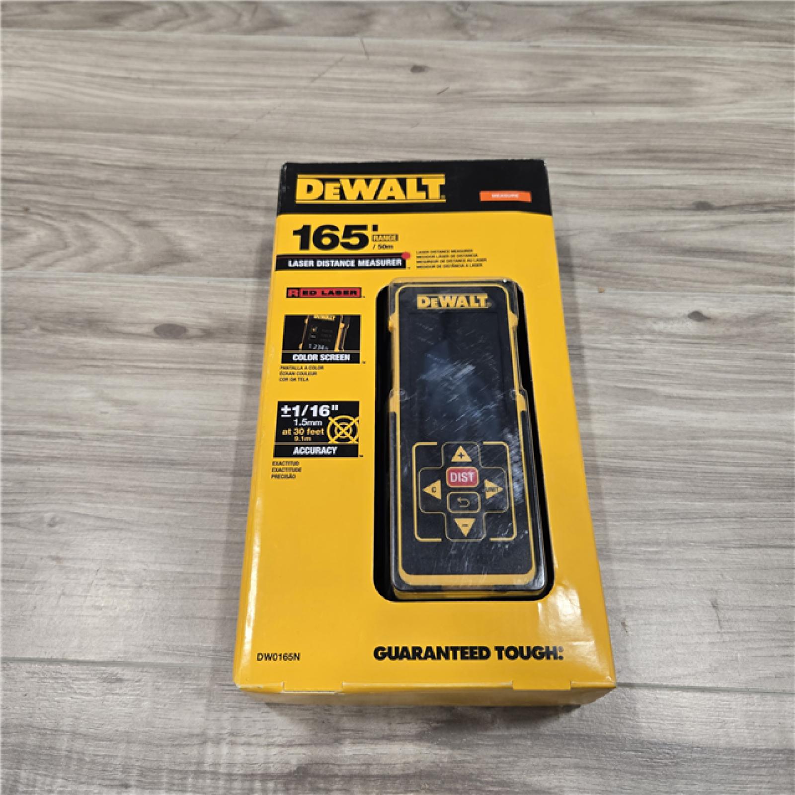 NEW! - DEWALT 165 Ft. Color Screen Laser Distance Measurer