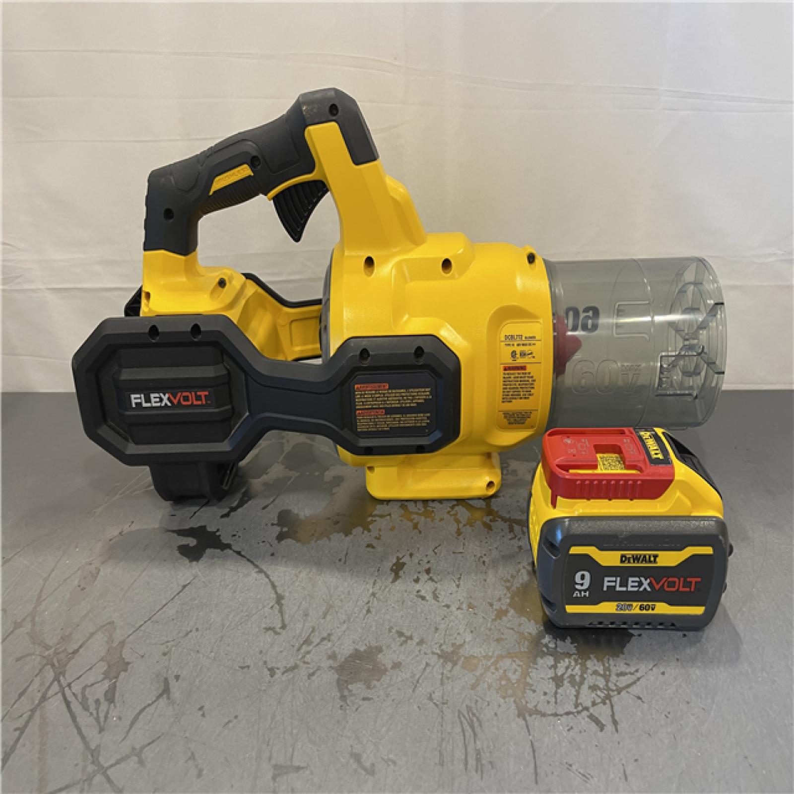 AS-IS - DEWALT FLEXVOLT 60V MAX 125 MPH 600 CFM Brushless Cordless Battery Powered Blower Kit