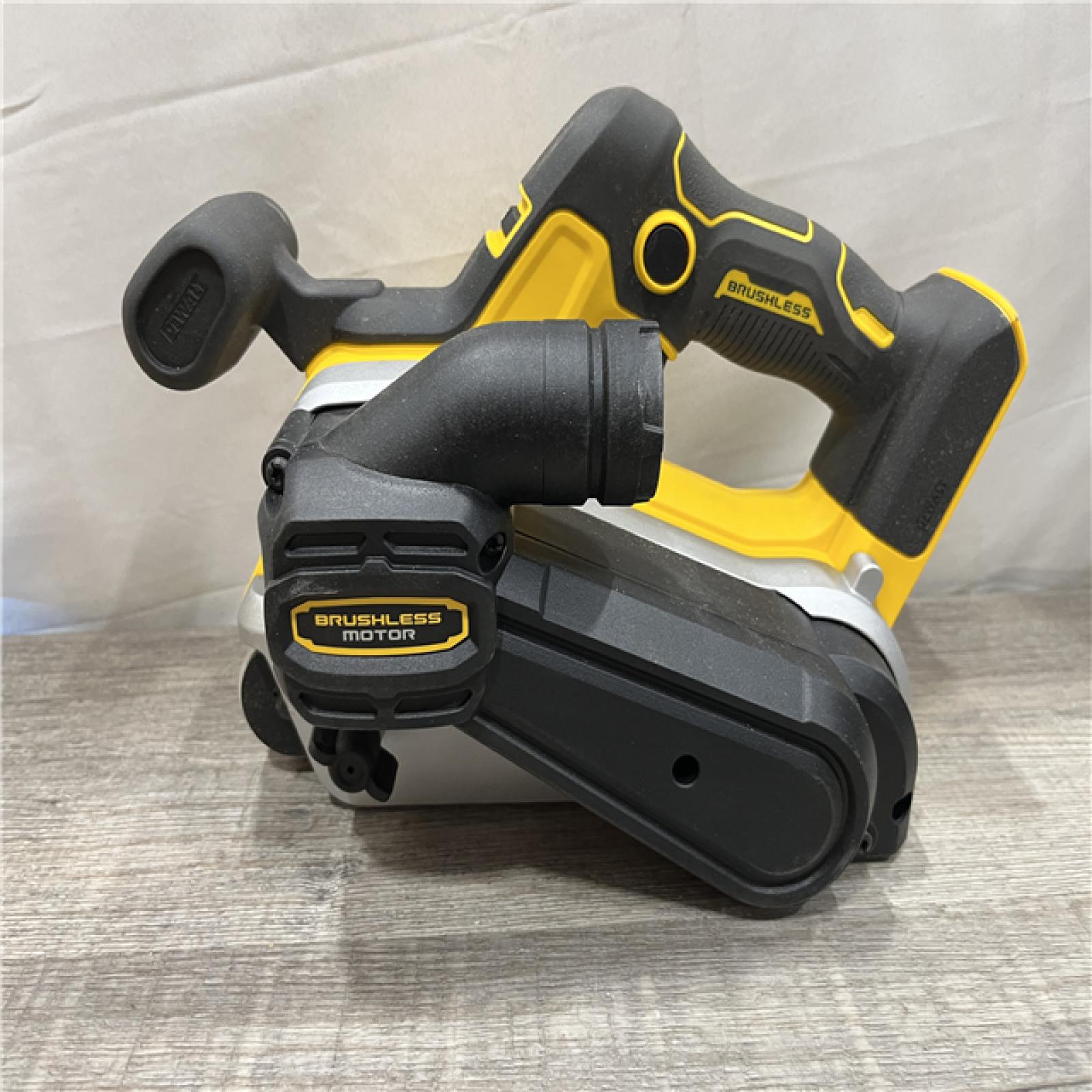 AS-IS DEWALT 20V MAX* XR Brushless Cordless Belt Sander (Tool-Only)