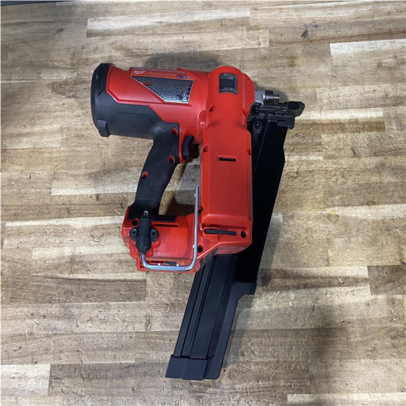Houston Location AS-IS Milwaukee FUEL 3-1/2 in. 18-Volt 21-Degree Lithium-Ion Brushless Cordless Framing Nailer (Tool-Only)
