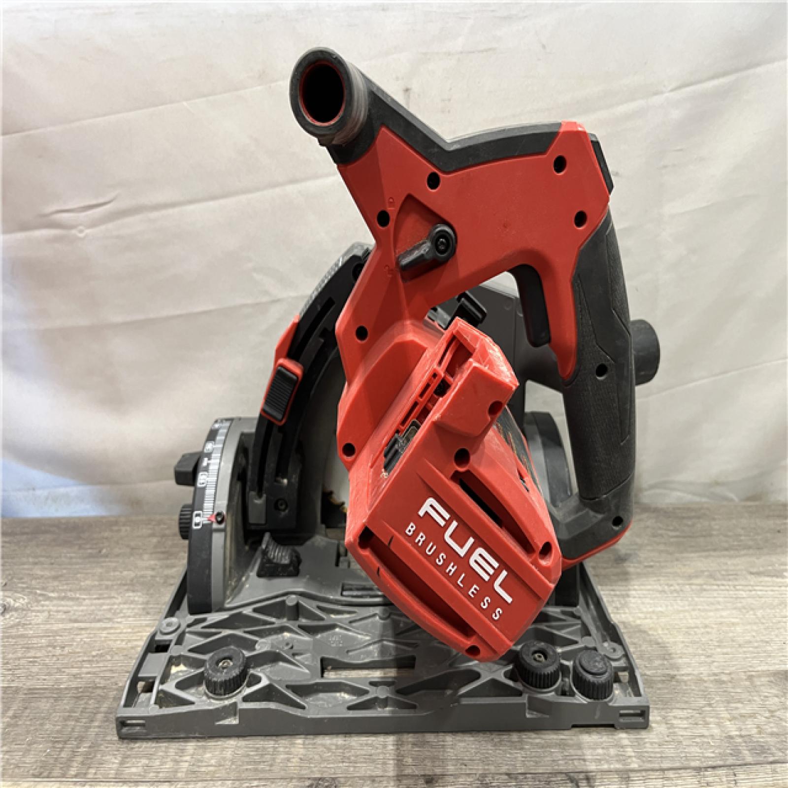 AS-IS Milwaukee FUEL 18V Lithium-Ion Cordless Brushless 6-1/2 in. Plunge Cut Track Saw (Tool-Only)