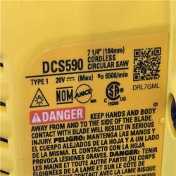 AS-IS DEWALT 20V MAX 7-1/4 in. Cordless Circular Saw (Tool Only)