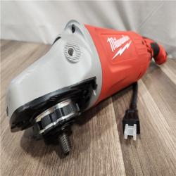 AS-IS- Milwaukee -9  120V 15A Corded Angle Grinder with Lock-on