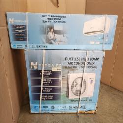 Phoenix NEW Hessaire DIY 21 SEER2 18 000 BTU WiFi 1.5-Ton Ductless Mini Split Air Conditioner  Heat Pump  Variable Speed Inverter-208V/230V