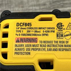 AS-IS DEWALT 20-Volt Maximum XR Lithium-Ion Cordless Brushless 1/4 in. 3-Speed Impact Driver Kit