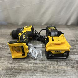 AS-IS DEWALT ATOMIC 20V Lithium-Ion Cordless 1/2 in. Hammer Drill Kit