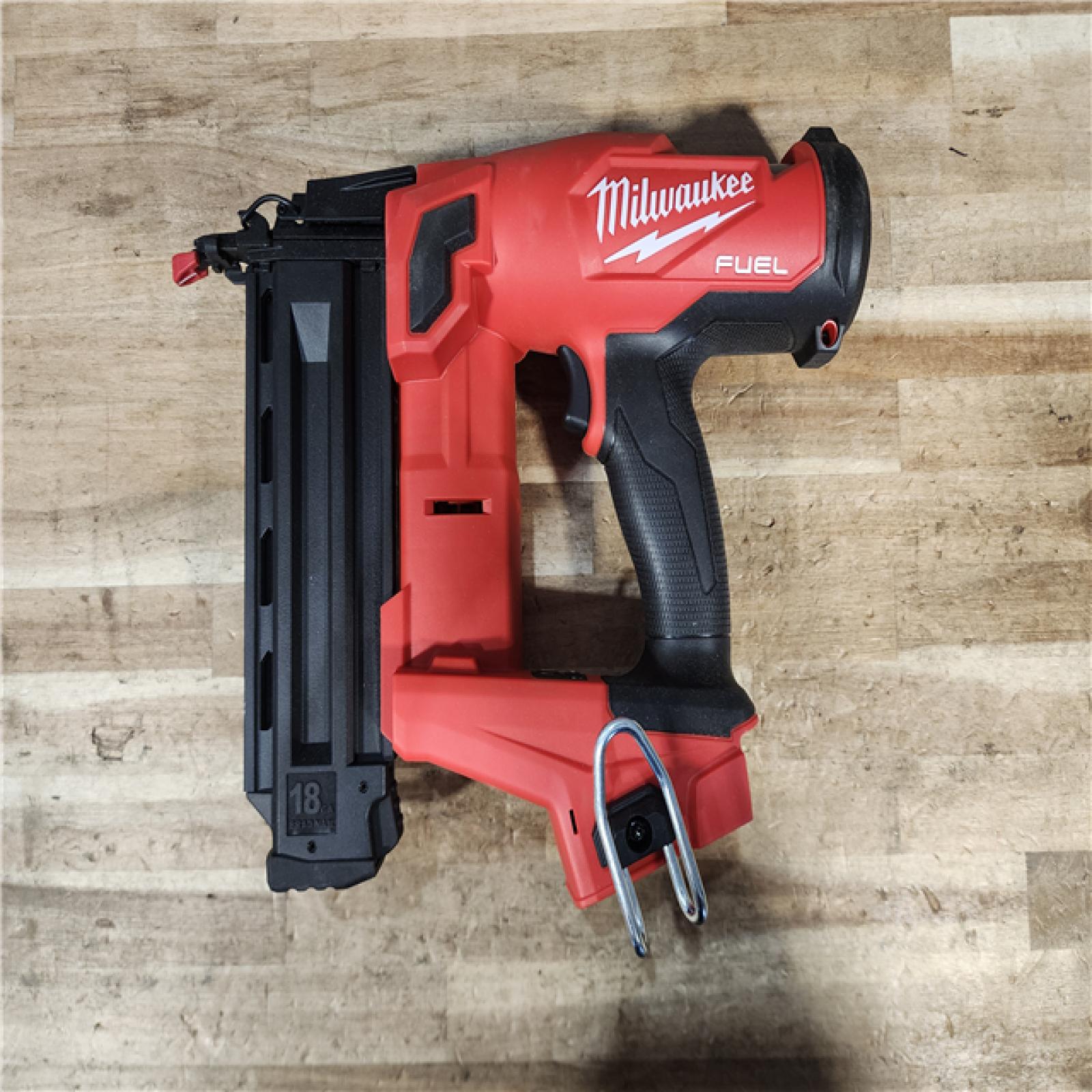 HOUSTON LOCATION - AS - IS Milwaukee FUEL 18-Volt Lithium-Ion Brushless Cordless Gen II 18-Gauge Brad Nailer (Tool-Only)