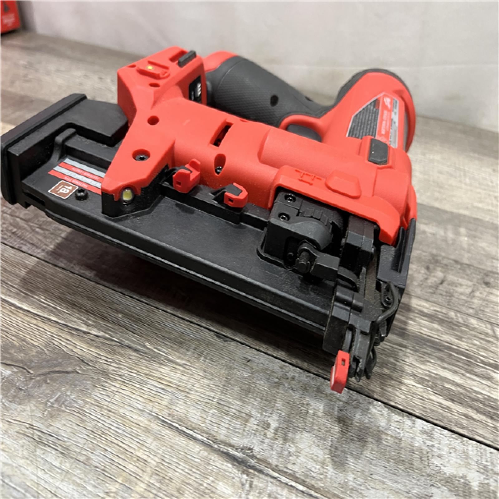 AS-IS Milwaukee FUEL 12-Volt Lithium-Ion Brushless Cordless 18-Gauge 1-1/2 in. Compact Brad Nailer (Tool Only)