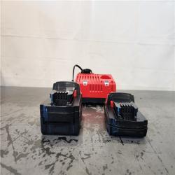 AS-IS- Milwaukee 18-Volt Lithium-Ion Starter Kit with One 5.0 Ah and One 2.0 Ah Battery and Charger