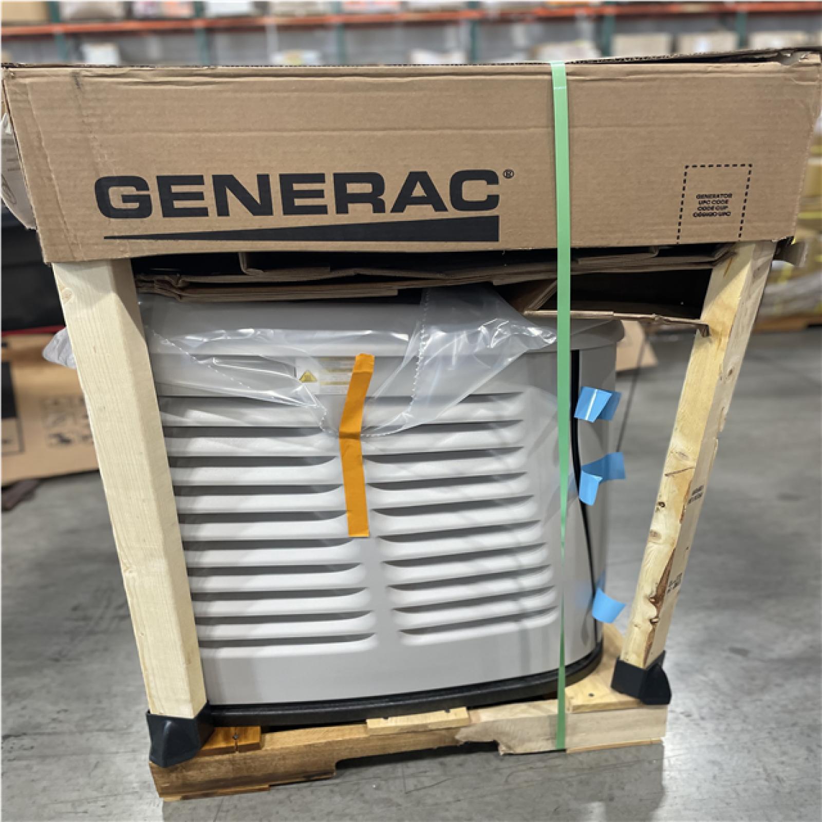 DALLAS LOCATION- Generac 22kW Air-Cooled Auto Start Natural Gas or Propane Whole House Generator