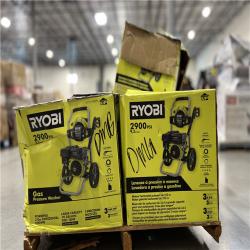 DALLAS LOCATION - RYOBI 2900 PSI 2.5 GPM Cold Water Gas Pressure Washer with 212cc Engine PALLET - (5 UNITS)