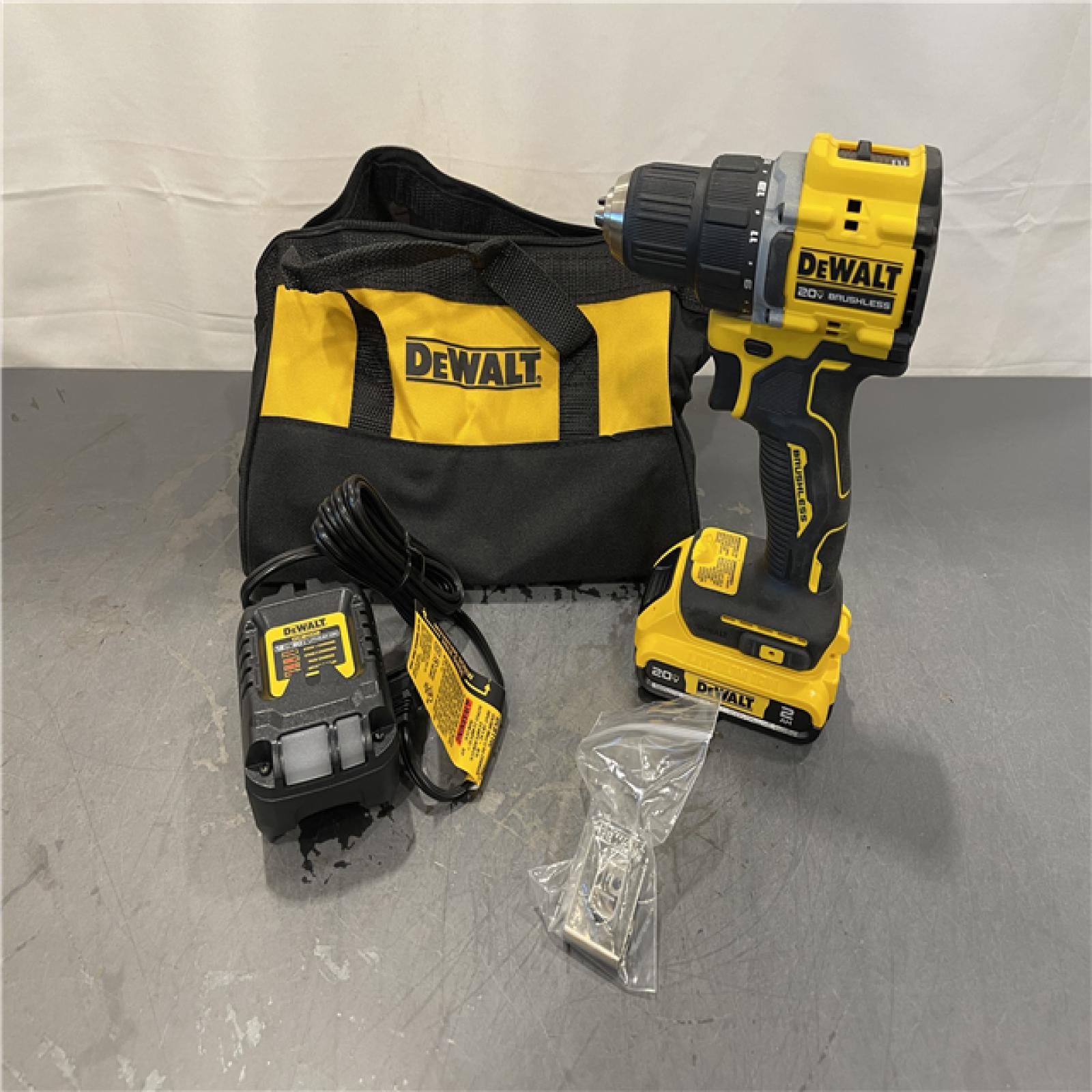 AS-IS - DEWALT ATOMIC 20-Volt Lithium-Ion Cordless Compact 1/2 in. Drill/Driver Kit