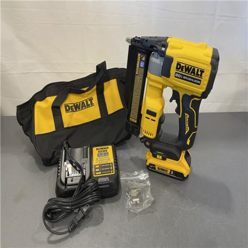 AS-IS - DeWalt ATOMIC 20V MAX Lithium Ion Cordless 23 Gauge Pin Nailer Kit