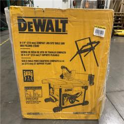 NEW- DEWALT 15 Amp Corded 8-1/4 in. Compact Jobsite Tablesaw with Compact Table Saw Stand