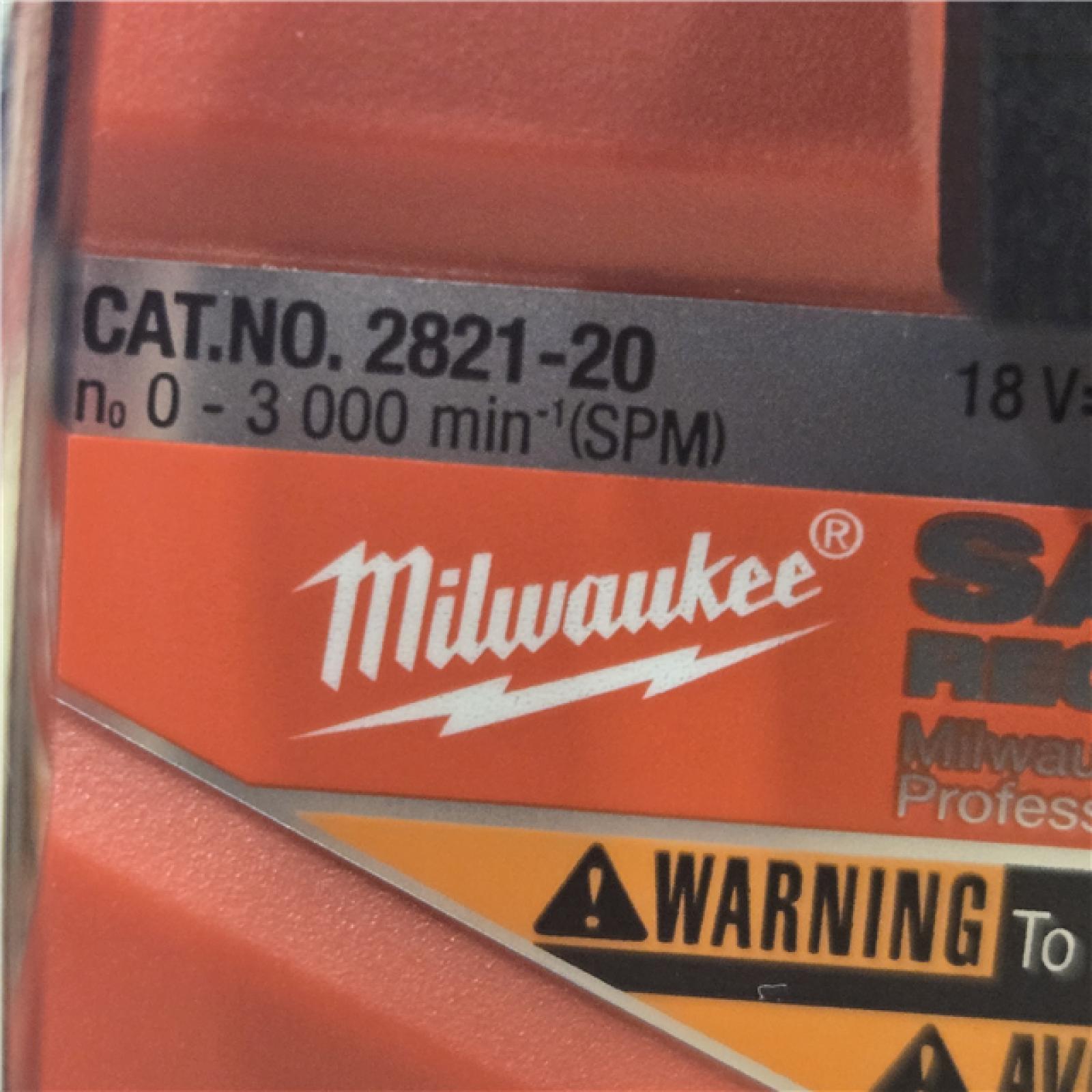 AS-IS Milwaukee M18 Fuel Sawzall Cordless Reciprocating Saw (TOOL ONLY)