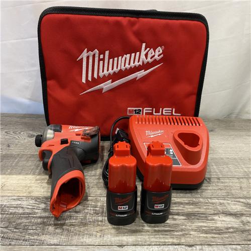 AS-IS Milwaukee FUEL SURGE 12V Lithium-Ion Brushless Cordless 1/4 in. Hex Impact Driver Compact Kit