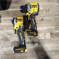 HOUSTON LOCATION - AS-IS DEWALT 20V MAX XR Cordless Drill/Driver, ATOMIC Impact Driver 2 Tool Combo Kit