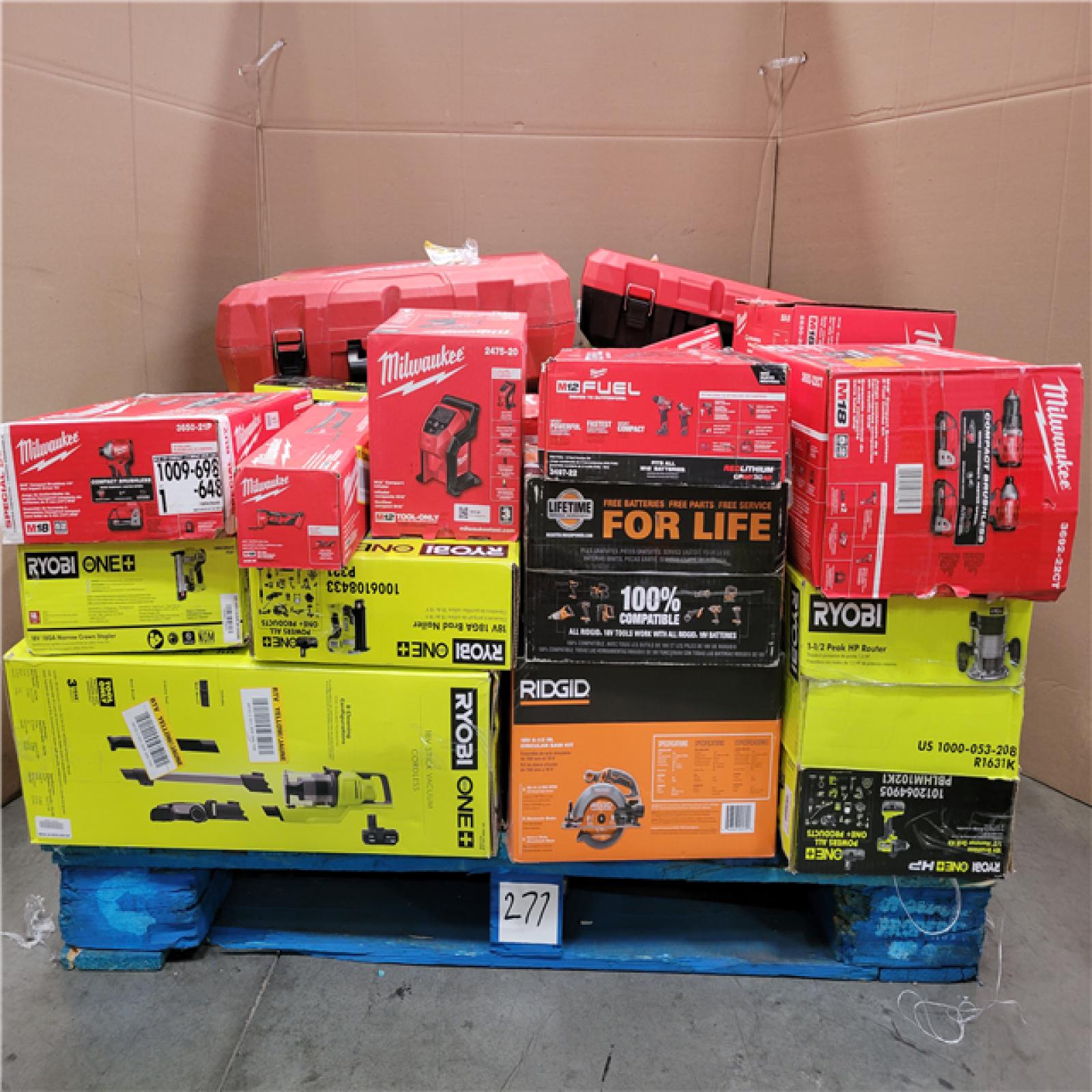 CALIFORNIA AS-IS TOOL PALLET