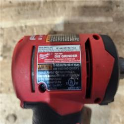 Houston Location AS-IS  Milwaukee FUEL 12V Lithium-Ion Brushless Cordless 1/4 in. Right Angle Die Grinder (Tool-Only)