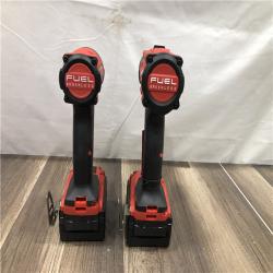 AS-IS Milwaukee FUEL 18V Lithium-Ion Brushless Cordless Hammer Drill and Impact Driver Combo Kit
