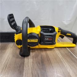 AS-IS DEWALT  FLEXVOLT 60V MAX 16in. Brushless Cordless Battery Powered Chainsaw Kit with (1) FLEXVOLT 2 Ah Battery & Charger