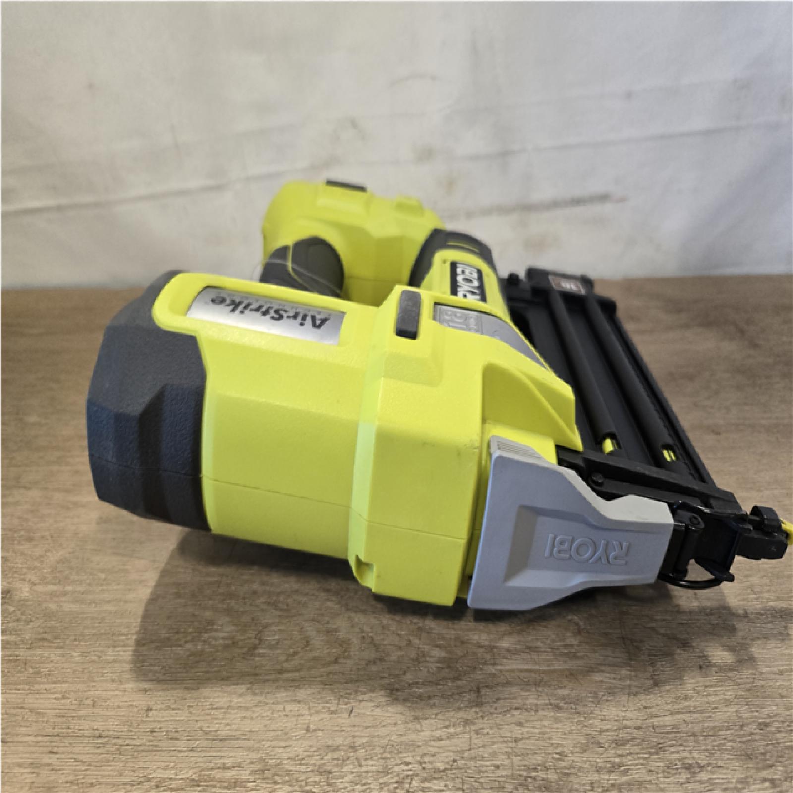 AS-IS RYOBI ONE+ 18V 18-Gauge Cordless AirStrike Brad Nailer (Tool Only)
