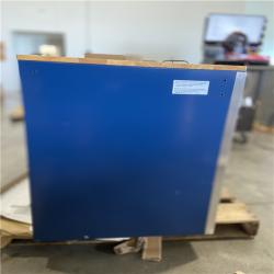 DALLAS LOCATION - Husky 52 in. W x 25 in. D 10-Drawer Mobile Workbench Tool Chest with Solid Wood Work Top in Gloss Blue